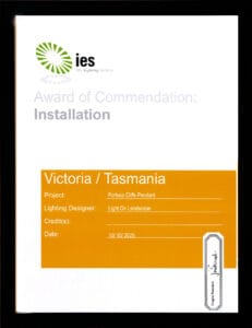 Portsea Cliffs Pendant Wins IESANZ Commendation